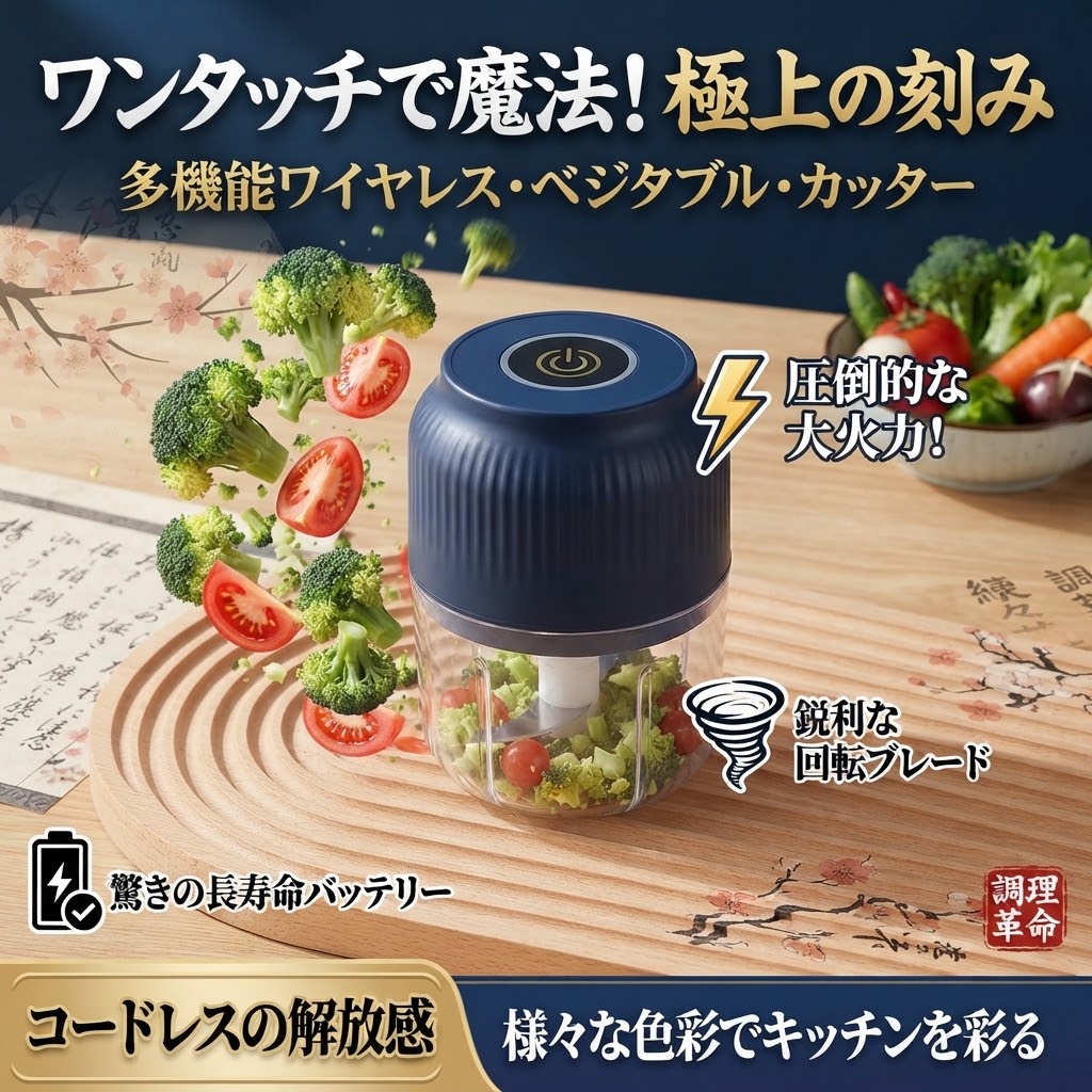 TurboSlice Portableᵀᴹ- コードレス極みチョッパー