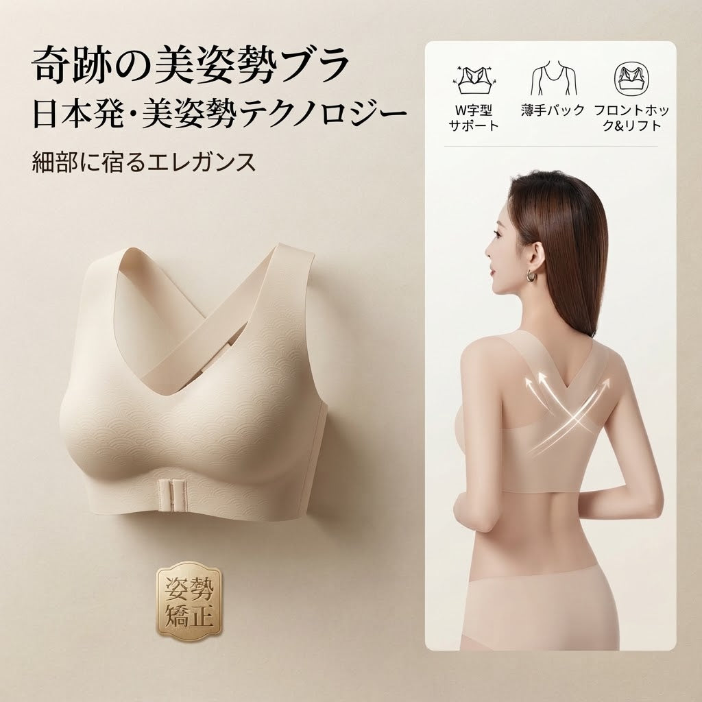 PostureEase™-奇跡の美姿勢ブラ